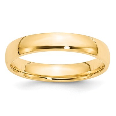 4mm Lightweight Comfort Fit Band 14k Yellow Gold Engravable CFL040-10, MPN: CFL040-10, 886774476209