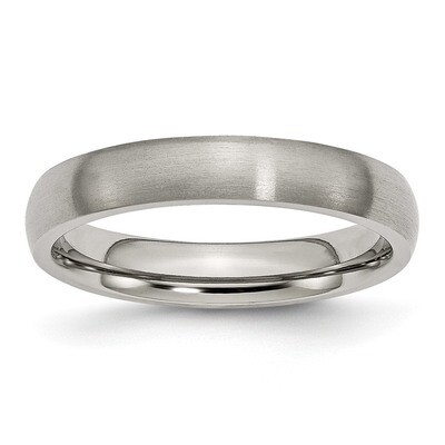 4mm Brushed Band Titanium TB6_CH Engravable, MPN: TB6_CH, 883957739175