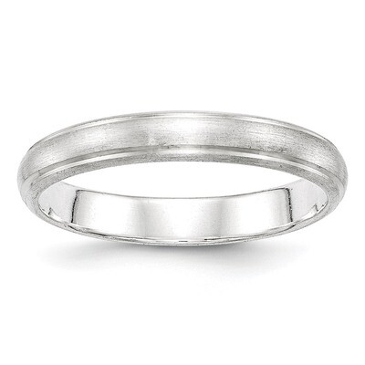 4mm Satin Finish Band - Sterling Silver QSFB040 by Chisel, MPN: QSFB040, 883957256788