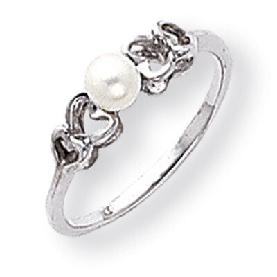 4mm Cultured Pearl ring 14k White Gold Y1870PL, MPN: Y1870PL, 886774134789