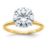 3ct. D E F Pure Light Round Moissanite Solitaire Ring 14k Gold YGSH15-17MP-5, MPN: YGSH15-17MP-5,