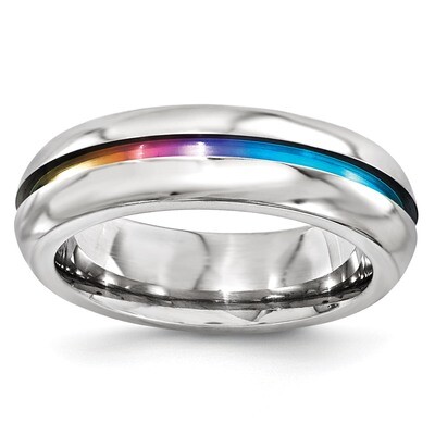 Edward Mirell Titanium Anodized 6mm Band EMR174 by Edward Mirell, MPN: EMR174, 614664137011