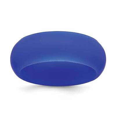 Blue 8mm Domed Band Silicone SL101-BL-10, MPN: SL101-BL,