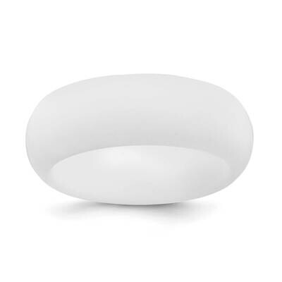 White 8mm Domed Band Silicone SL101-WT-10, MPN: SL101-WT,