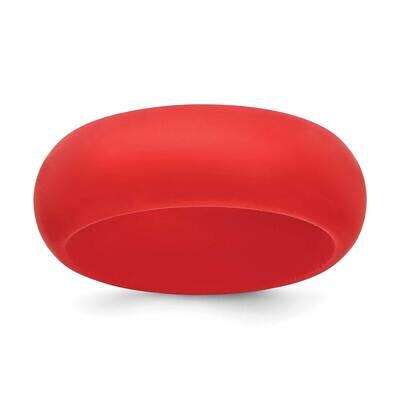 Red 8mm Domed Band Silicone SL101-RD-10, MPN: SL101-RD,