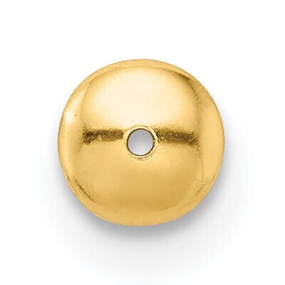 4mm Bead Cap 14k Yellow Gold YG2446, MPN: YG2446,