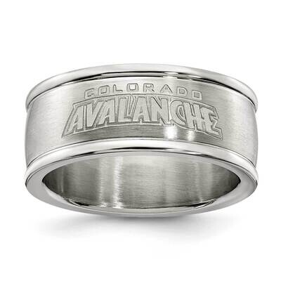 Colorado Avalanche Logo Band Ring Stainless Steel AVA035-SZ6, MPN: AVA035, 634401802699