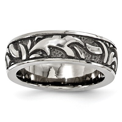 Edward Mirell Titanium Casted Design 7mm Band EMR233 by Edward Mirell, MPN: EMR233, 886774313467