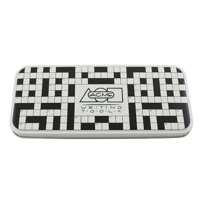 Acme Crossword Tin Box ZPTIN8, MPN: ZPTIN8