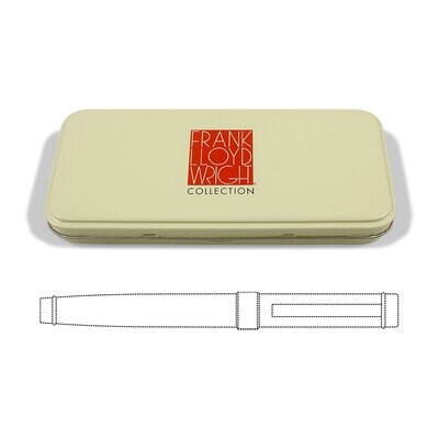 Acme Frank Lloyd Wright Flat Top Pen Tin PTIN03F, MPN: PTIN03F