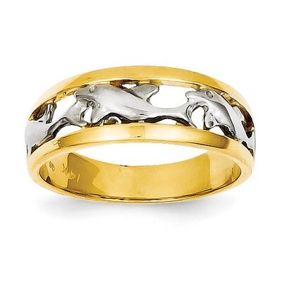 Dolphin Ring 14k Gold CH217, MPN: CH217, 886774091747