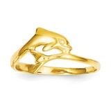 Dolphin Ring 14k Gold R193, MPN: R193, 883957410159