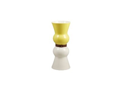 Gien Siam Vase Large Lemon Yellow Kaolin White 1030CVSG00, MPN: 1030CVSG00, 3660838024837