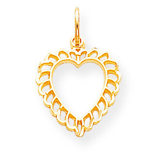 Heart Charm 10k Gold 10C396, MPN: 10C396, 883957344546