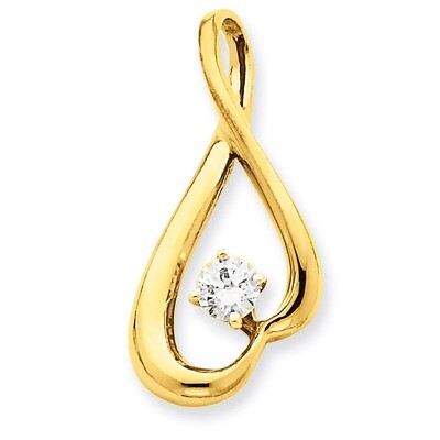 Diamond Slide Mounting 14k Gold XS1238, MPN: XS1238, 191101544835