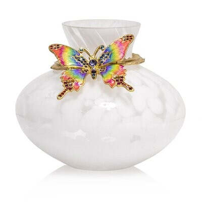 Jay Strongwater Butterfly Vase SDH6582-202, MPN: SDH6582-202, 848510024457