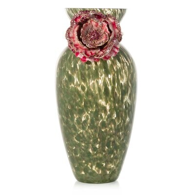Jay Strongwater Peony Vase SDH2559-256, MPN: SDH2559-256, 848510042093