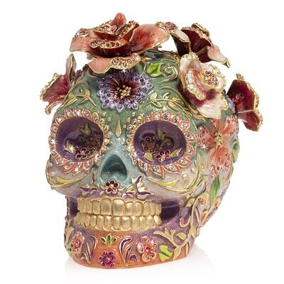 Jay Strongwater Skull With Roses SDH1925-256, MPN: SDH1925-256, 848510024150
