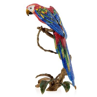 Jay Strongwater Skylar Macaw Figurine SDH1916-280, MPN: SDH1916-280, 848510023603