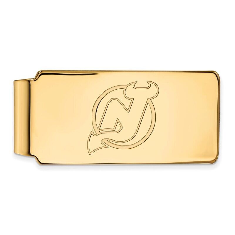 New Jersey Devils Money Clip 10k Yellow Gold 1Y016DVL, MPN: 1Y016DVL, 886774735627