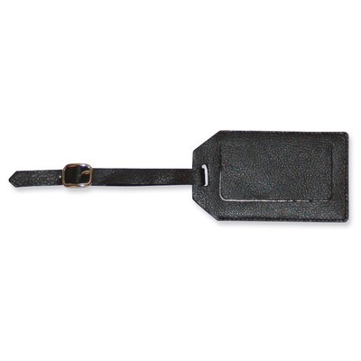 Black Leather Luggage Tag GM4703, MPN: GM4703, 892925185616