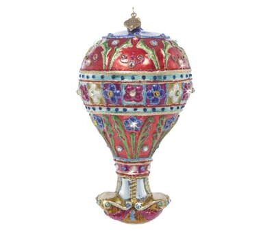 Jay Strongwater Hot Air Balloon Ornament SDH20087-250, MPN: SDH20087-250, 848510043328