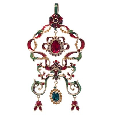 Jay Strongwater 2022 Annual Holiday Ornament Jewel SDH20073-250, MPN: SDH20073-250, 848510042864