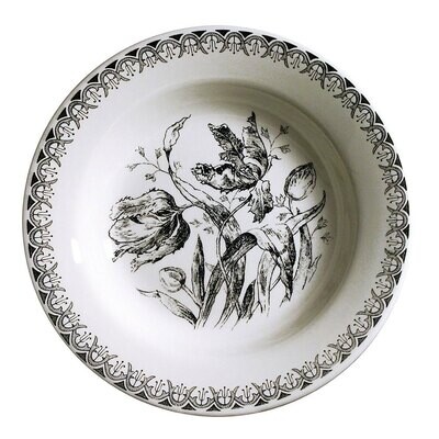 Gien Tulipes Round Deep Dish 1701CPC450, MPN: 1701CPC450, 840769065038