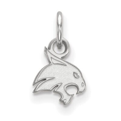 Texas State University x-Small Pendant 10k White Gold 1W001TST, MPN: 1W001TST, 886774766591