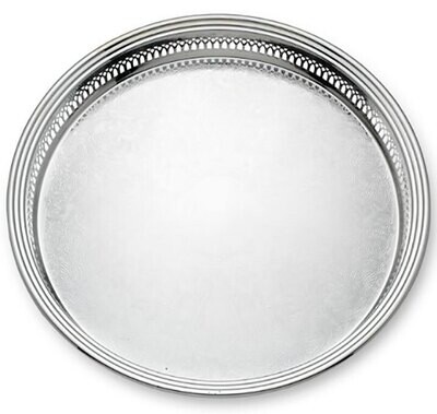 Reed and Barton Gallery Round Tray (373), MPN: 411, 735092078476