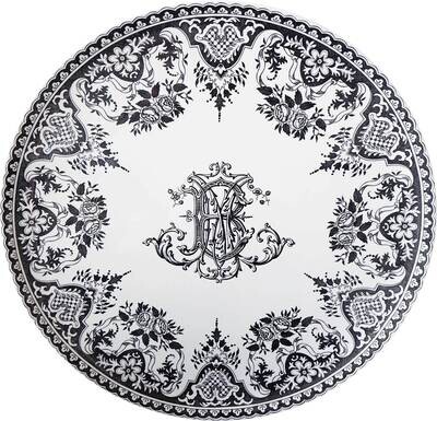 Gien Les Depareillees Large Wall Platter Monogram 1841CF0103, MPN: 1841CF0103, 840769088778