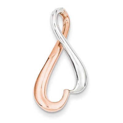 Rose Omega Slide Fits up to 6mm 14k White Gold SL472, MPN: SL472, 886774257082