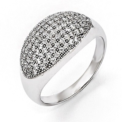 Ring Sterling Silver &amp; Cubic Zirconia QMP943, MPN: QMP943, 883957022321