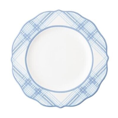 Juliska Tartan Chambray Dinner Plate TN01/47, MPN: TN01/47, 810034838735