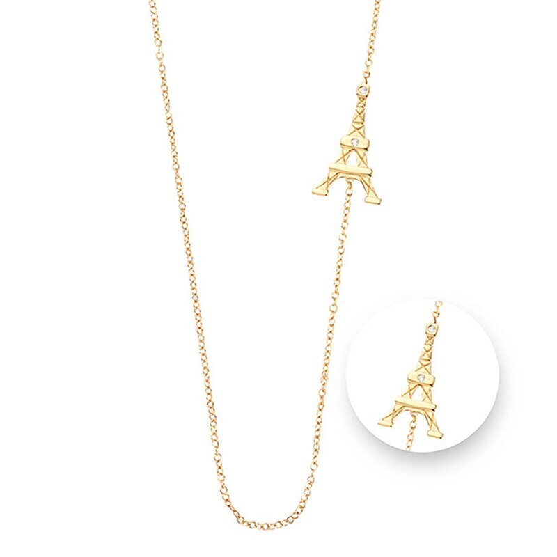Nikki Lissoni Paris Gold Plated Necklace 80cm Compatible With Pendant N1042G80