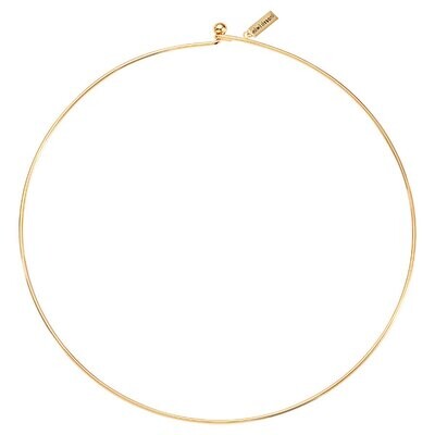 Nikki Lissoni Gold Plated Wire Necklace 40cm N1041G40, MPN: N1041G40,