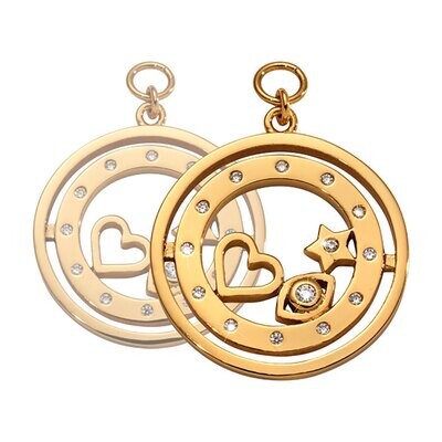 Nikki Lissoni Best Kept Secret Earring Coins Gold Plated 19mm Coin EAC2077GM, MPN: EAC2077GM, 87190…