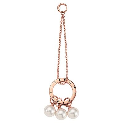 Nikki Lissoni Pearl Club Charm Rose Gold Plated 70mm Coinx15mm Coin DC1002RG70, MPN: DC1002RG70,