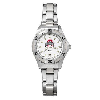Ohio State University All-Pro Women&#39;s Chrome Watch with Bracelet OSU164