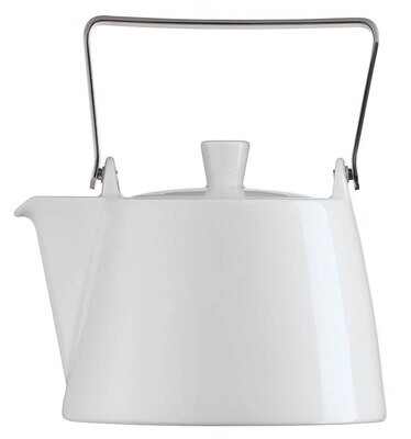 Arzberg Tric White Tea Pot W/ Metal Handle 38 Oz, MPN: 49700-800001-14235, UPC: 790955986657