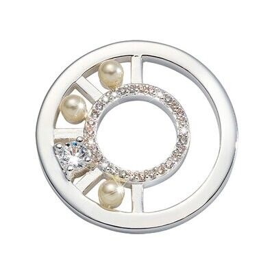 Nikki Lissoni You Re Half Mine Coin Silver Plated 23mm Coin C1701SS, MPN: C1701SS, 8719075308677
