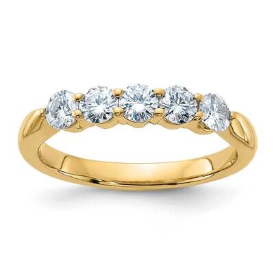 3/4ct. D E F Pure Light Moissanite Band 14k Gold WB15745-075Y4MP, MPN: WB15745-075Y4MP, 191101317132