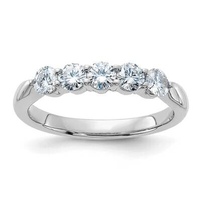 3/4ct. D E F Pure Light Moissanite Band 14k White Gold WB15745-075MP, MPN: WB15745-075MP, 191101023…