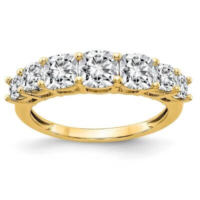 1 7/8ct. 7 Stone G H I True Light Moissanite Band 14k Gold RM4457B-190-YMT, MPN: RM4457B-190-YMT, 1…