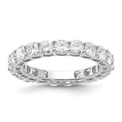 Cushion G H I True Light Moissanite Eternity Band 14k White Gold ET0045-360-8W4MT, MPN: ET0045-360-…