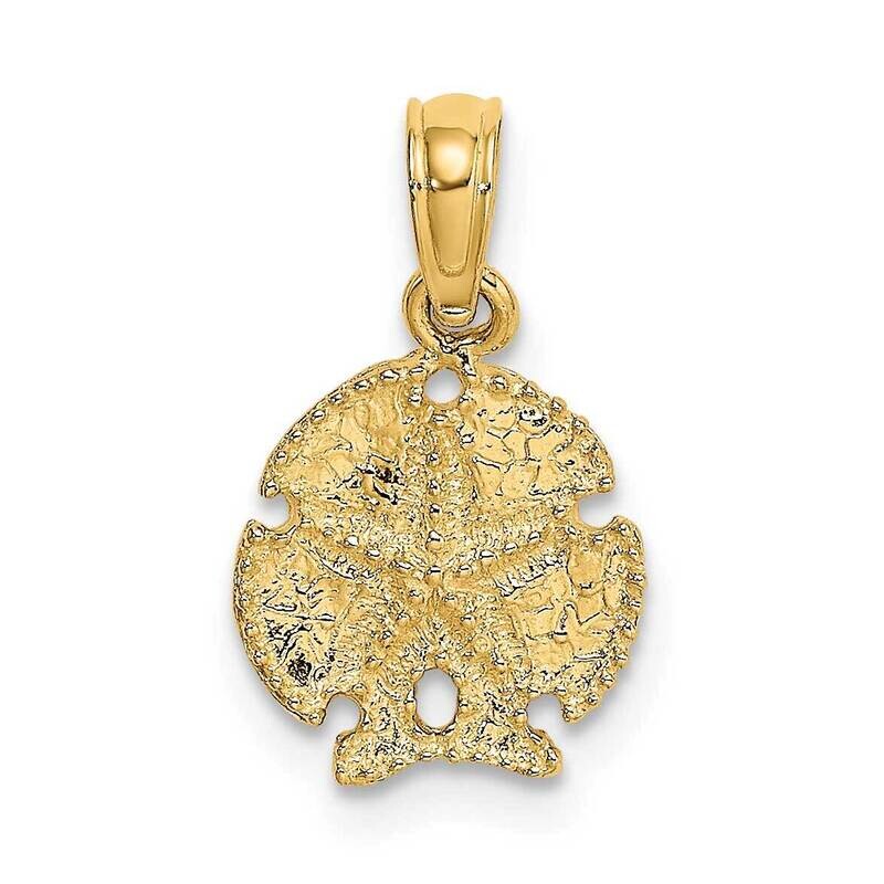 Sand Dollar with Star 2-D (3 of 3) 14k Gold K7640