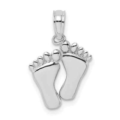 Double Feet - H P Hang Ten Styele 14k White Gold K7278W, MPN: K7278W, 196904090503