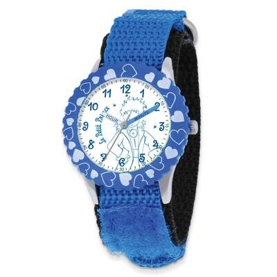 Kids Le Petit Prince Blue Velcro Band Time Teacher Watch XWA4424, MPN: XWA4424,