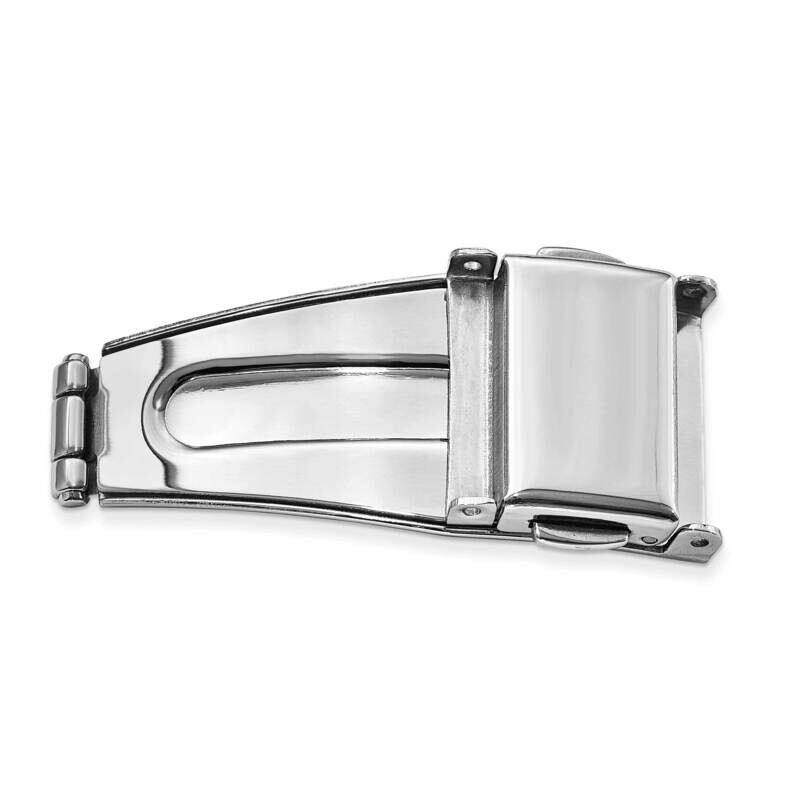 26mm Double Press Tri-Fold Deployment Clasp Stainless Steel FTL149W-26