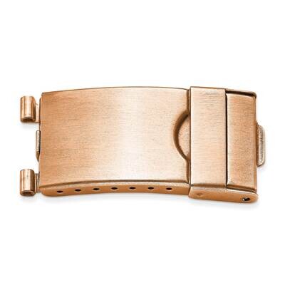20mm Tri-fold Pink Plated Deployment Clasp with Tube &amp; Pins FTL137R-20, MPN: FTL137R-20,